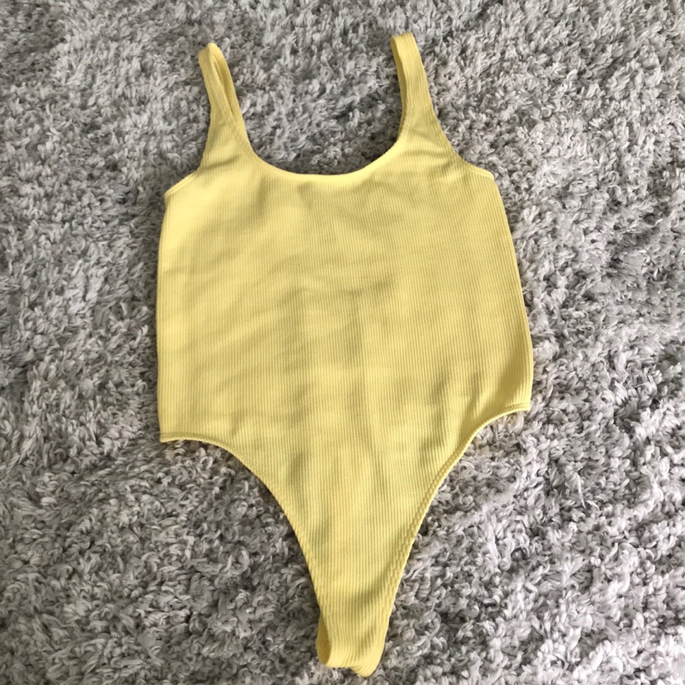 NWT PacSun Yellow Bodysuit